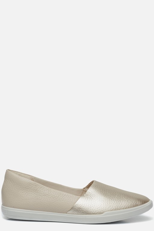 Ecco Modtray W Instappers beige Textiel