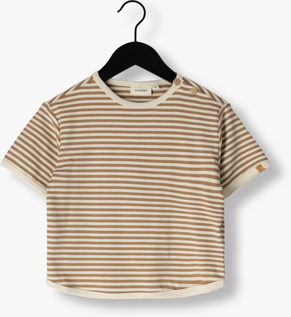 LIL\\' ATELIER camel lil' atelier t-shirt nmmgeo fon loose top