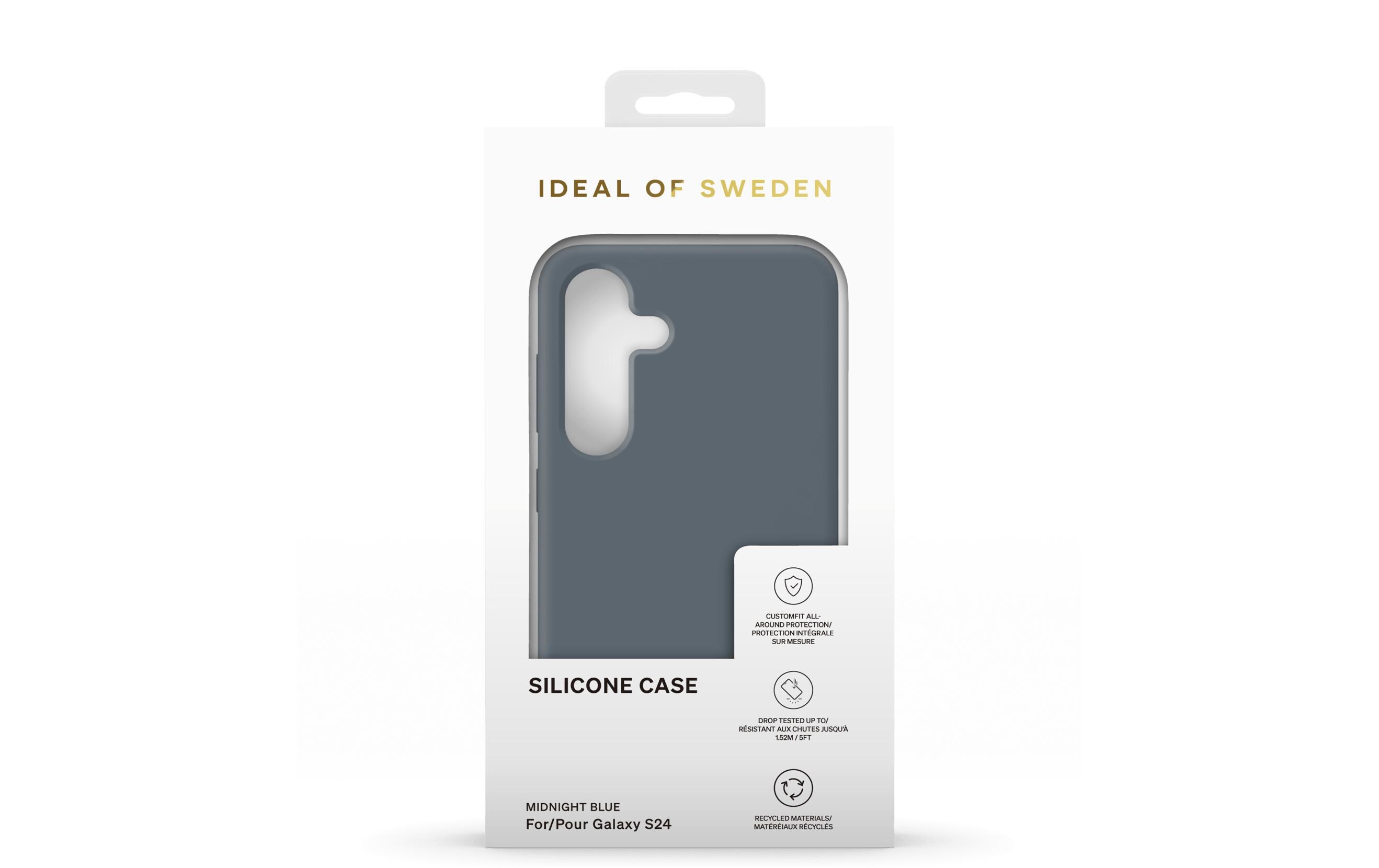 Back Cover Silicone Galaxy S24 BlauSilikon-Backcover für das Samsung Galaxy S24