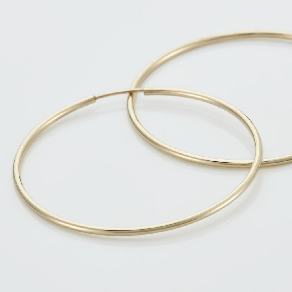 Créoles Dominae Flexible Or Jaune
