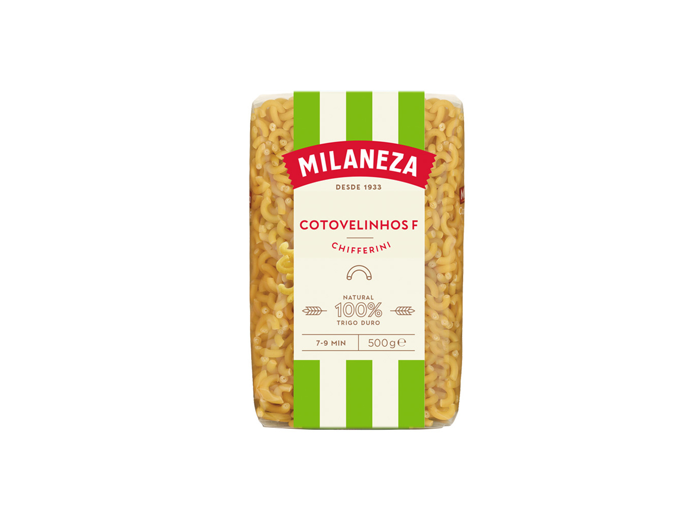 MASSA MILANEZA COTOVELINHOS FINOS 500G