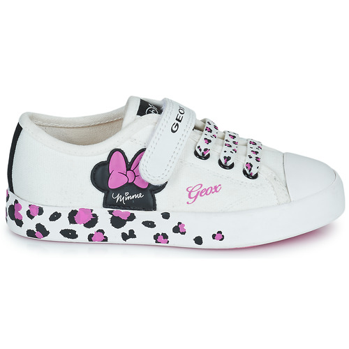 Geox - JR CIAK GIRL - Blanc / Rose