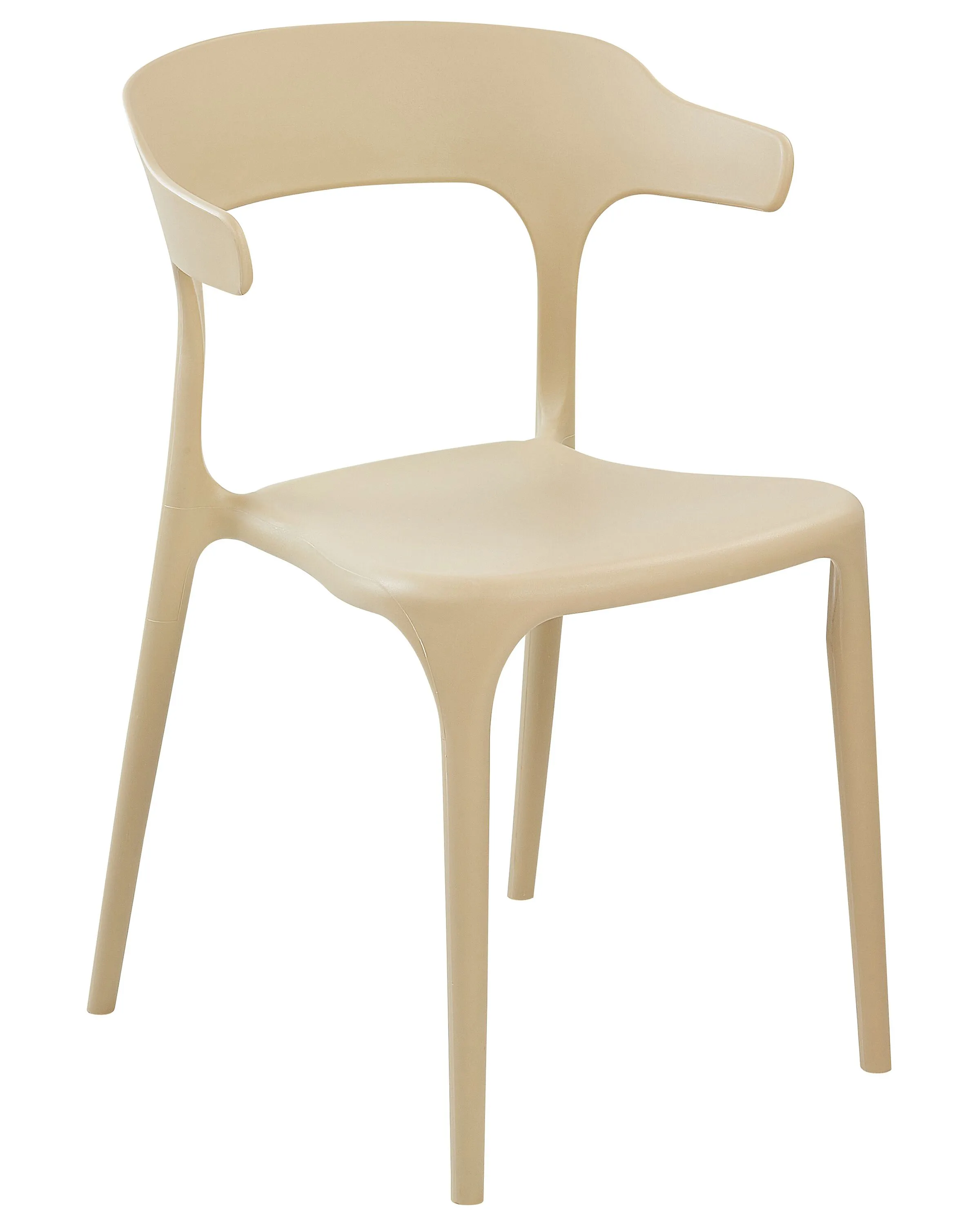 Set van 4 tuinstoelen GUBBIO Zandbeige