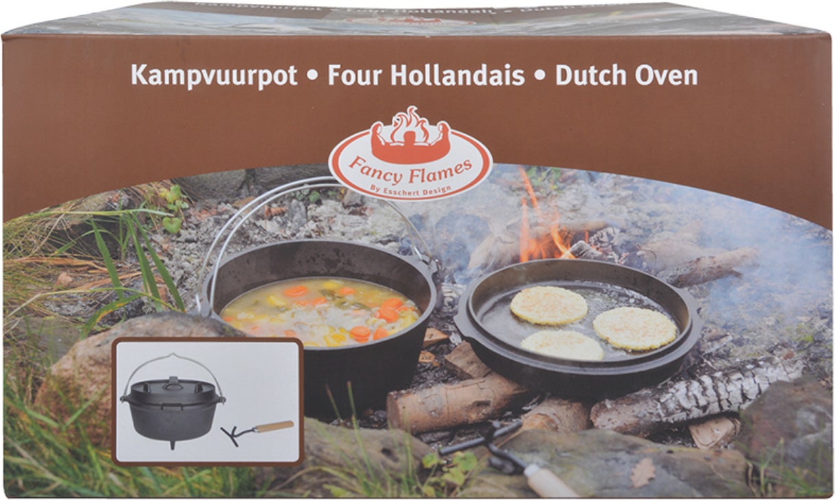Esschert Design kampvuurpot Fancy Flames D 33,4 H 20,1 cm