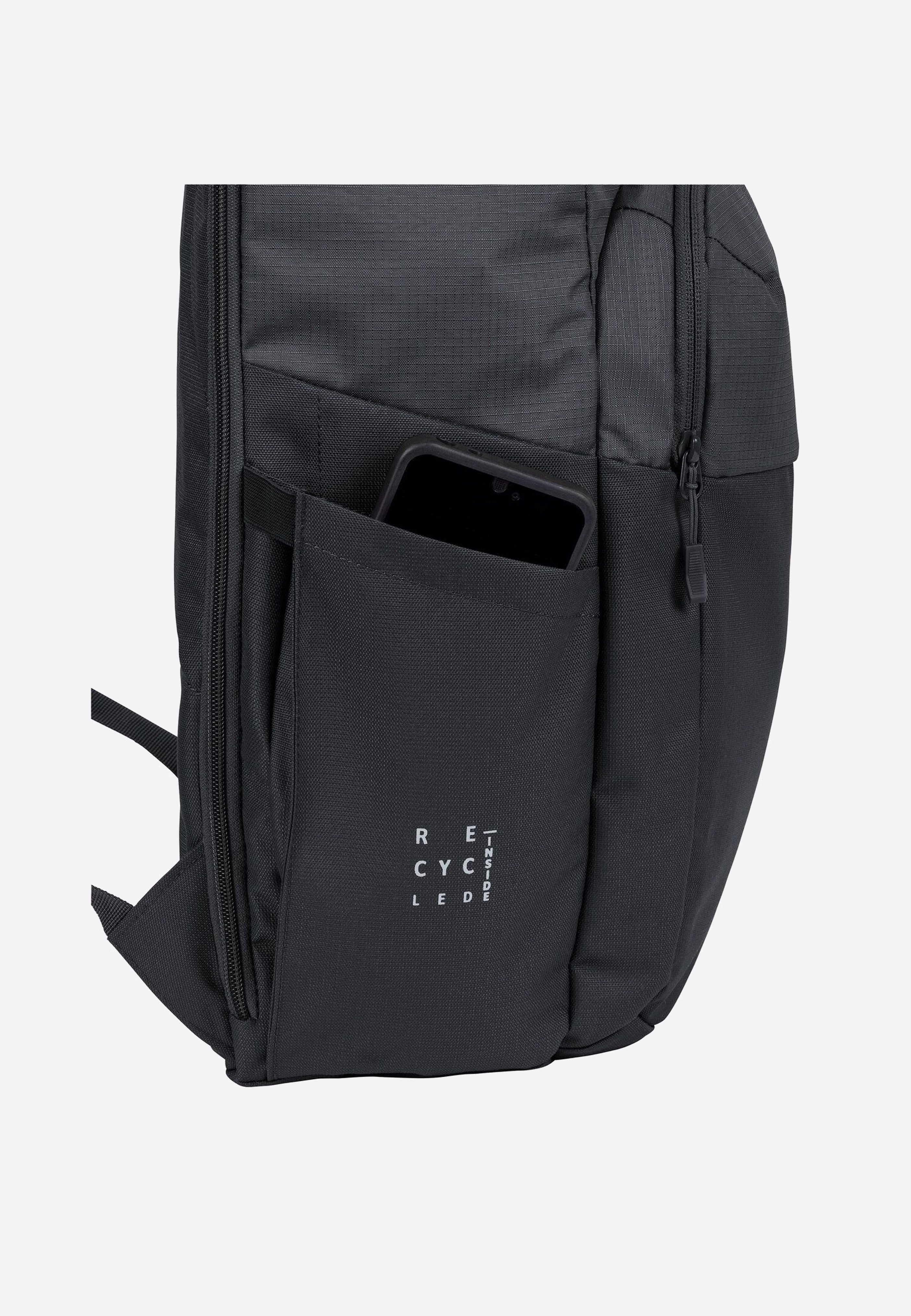 Okab II Black - Rolltop Rucksack