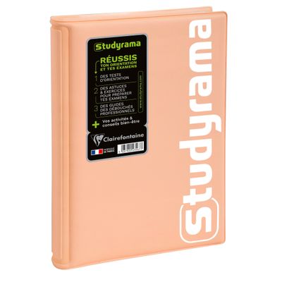 Agenda Studyrama Pastel - 1 jour par page - 14 x 20 cm - disponible dans différentes couleurs - Exacompta