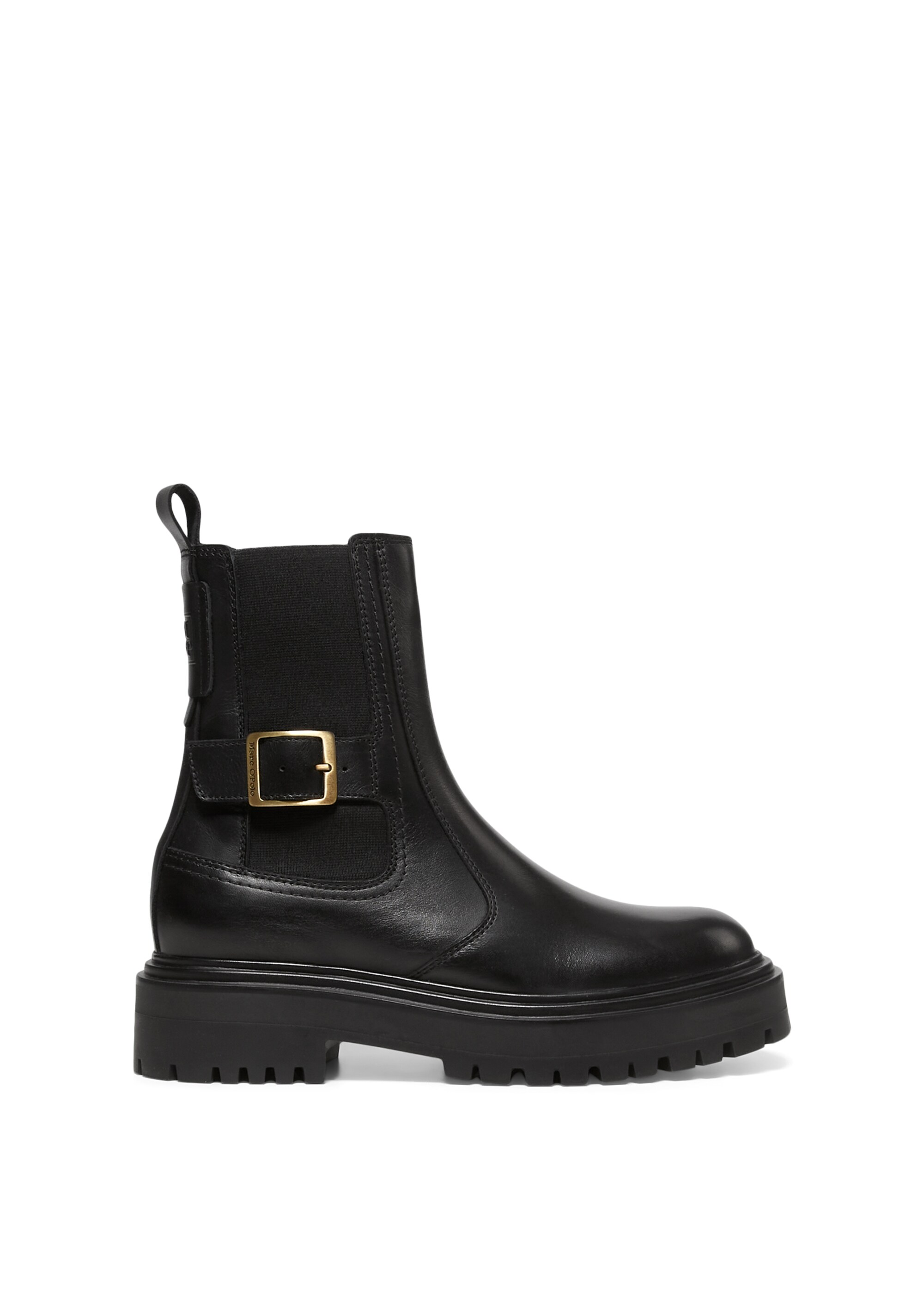 Chelsea-Boot mit Innenzipper und elastischem Einsatz