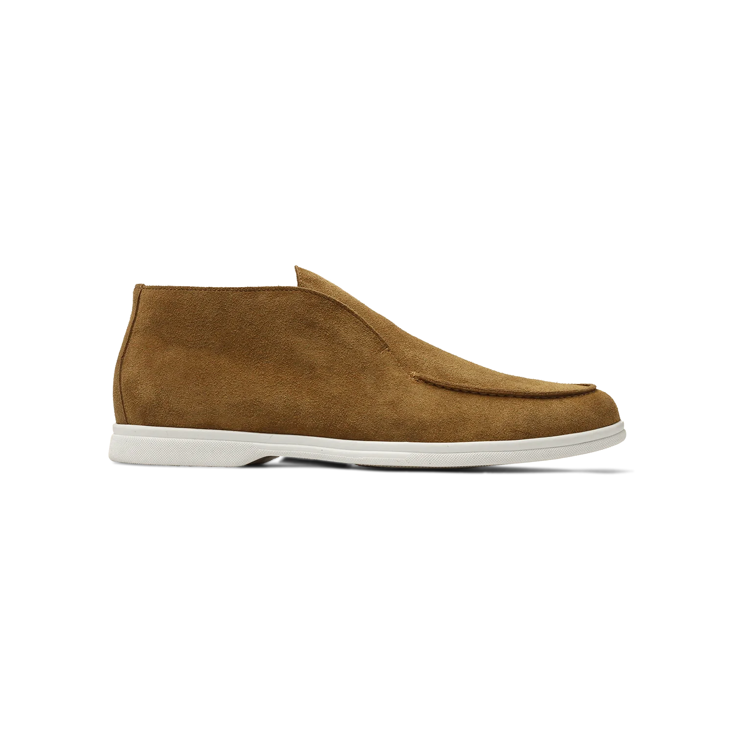 Sasha-Boots en veau velours cognac