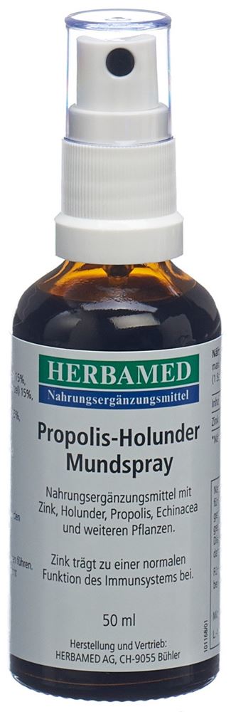 HERBAMED Propolis-Holunder Mundspray<br>50 ml, Spray