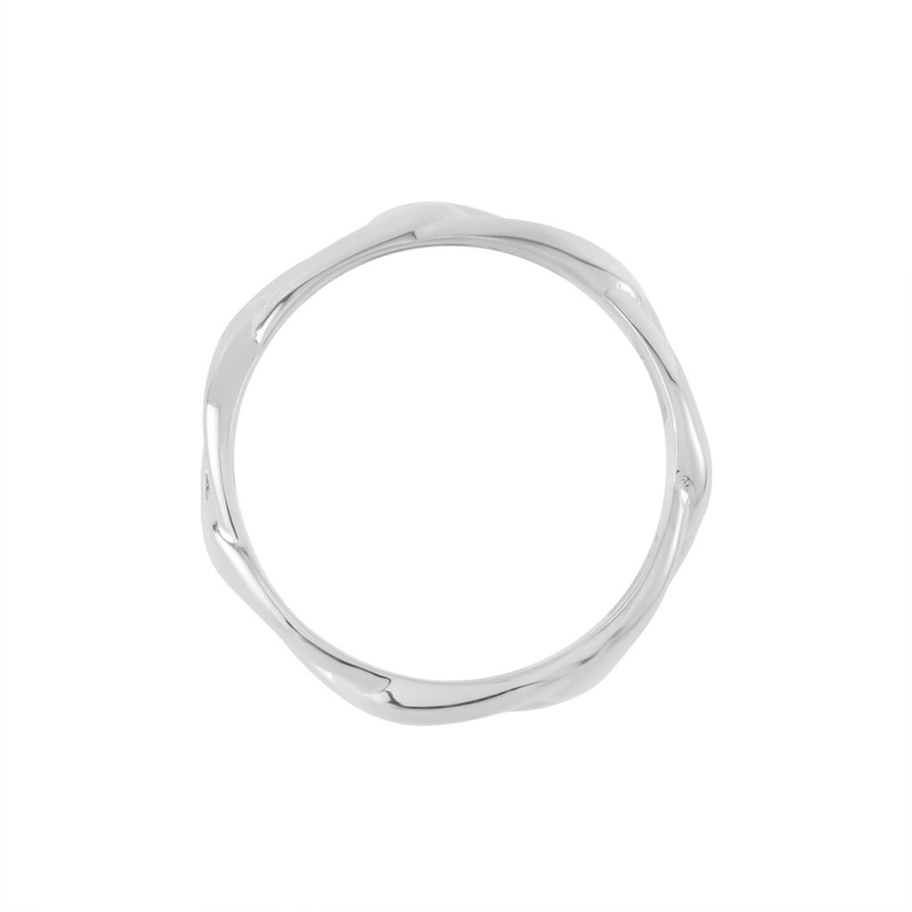 Bague Aissata Acier Blanc