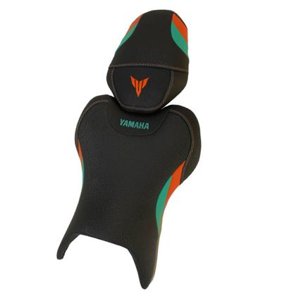 Selle confort Berry Sellerie TIME Orange/Turquoise - Orange / Bleu