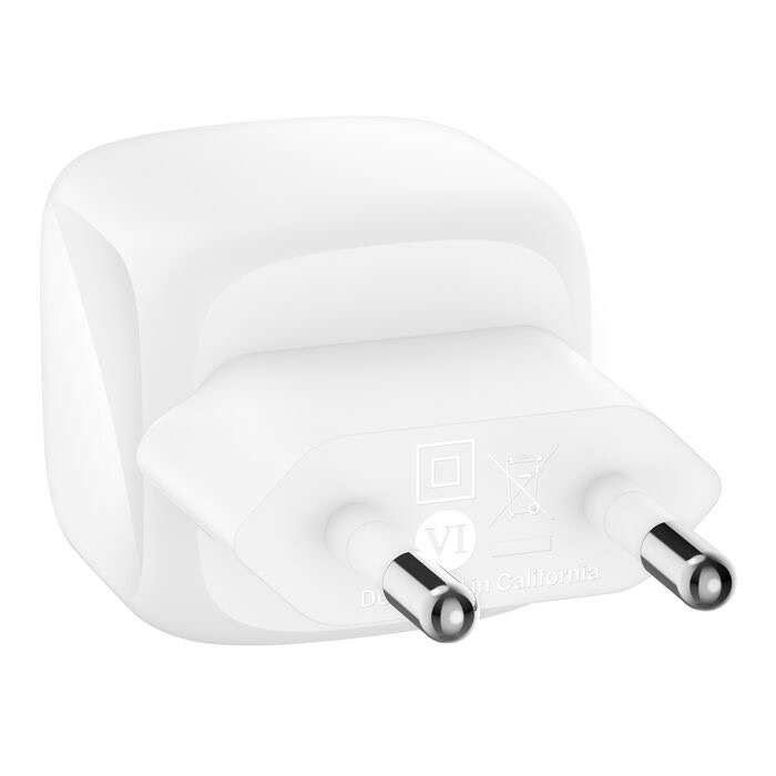 (45W) BoostCharge USB C Ladegerät Netzteil Power Delivery 3.1 Recycled   (1m) USB C Ladekabel (WCA013KQ1MWH-B6) - Weiss