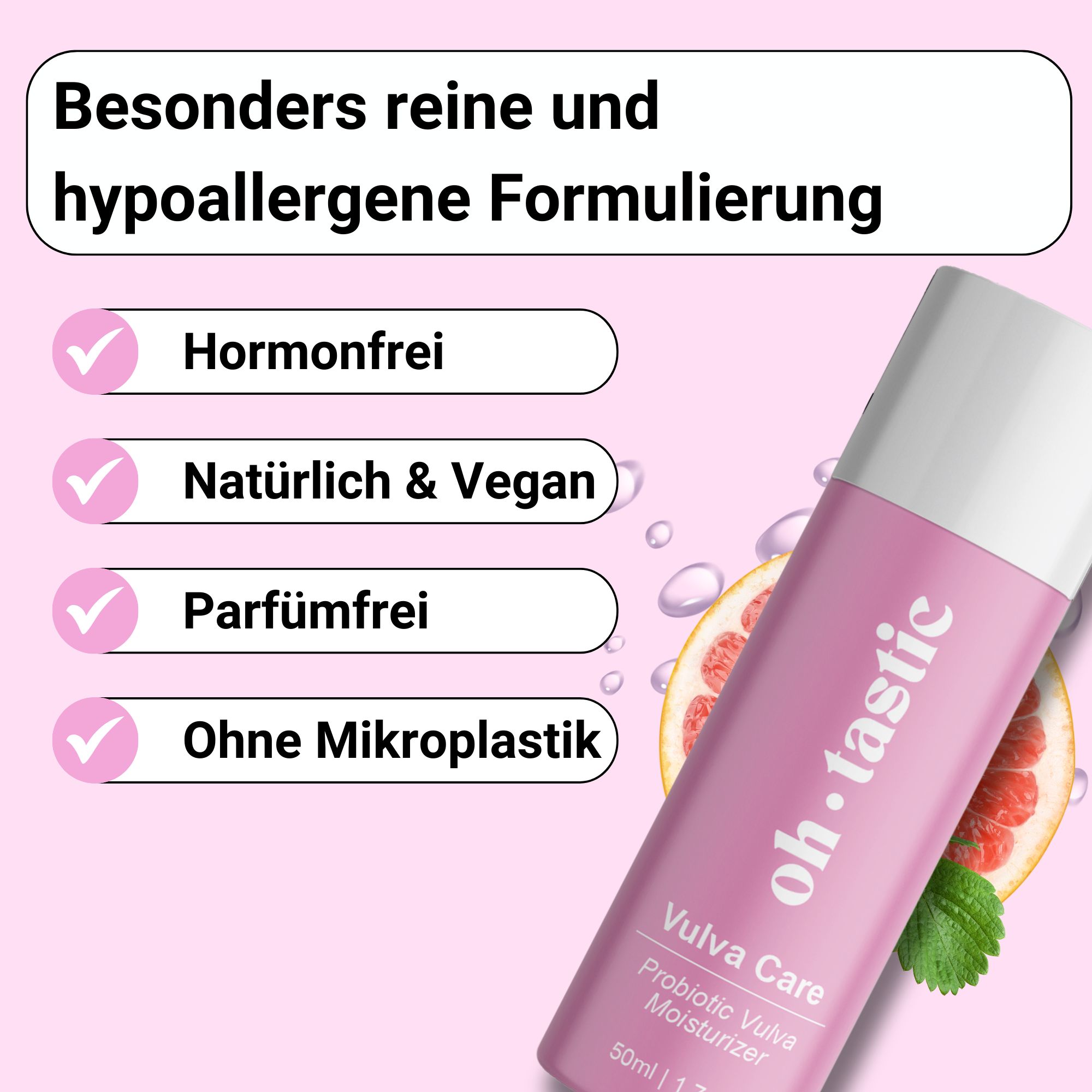 ohtastic Natürliche Vaginal Creme