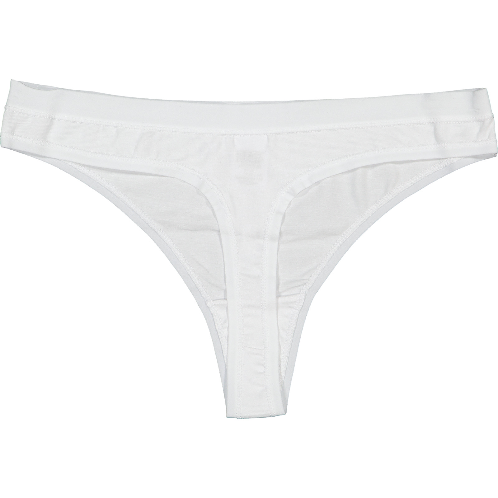 Damen Bio String 2er-Pack S, weiss