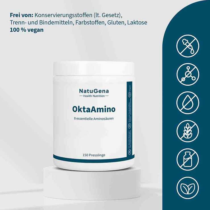 Oktaamino Presslinge, 150 St