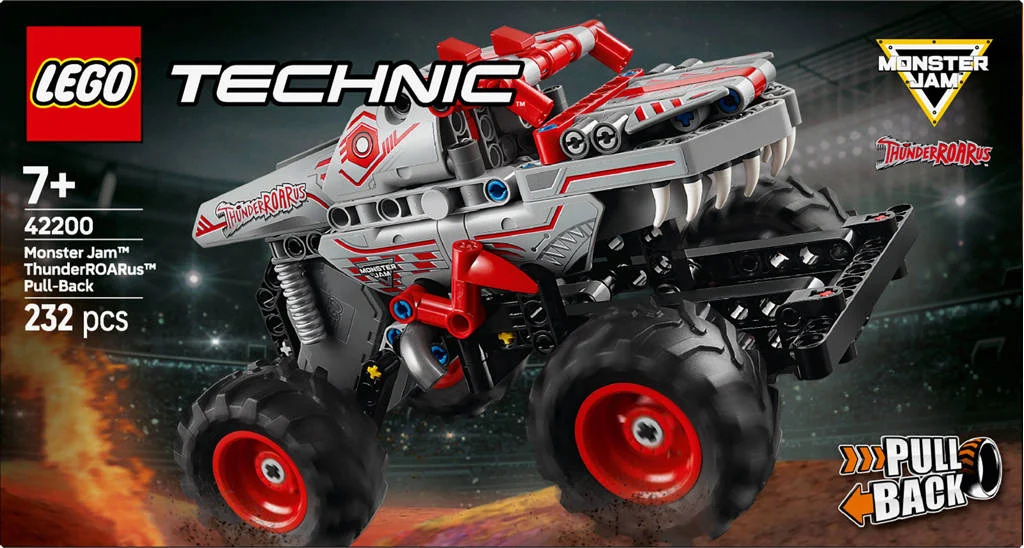 Gave monster truckMonster Jam™ ThunderROARus™ pull-back speelgoedtruck 42200