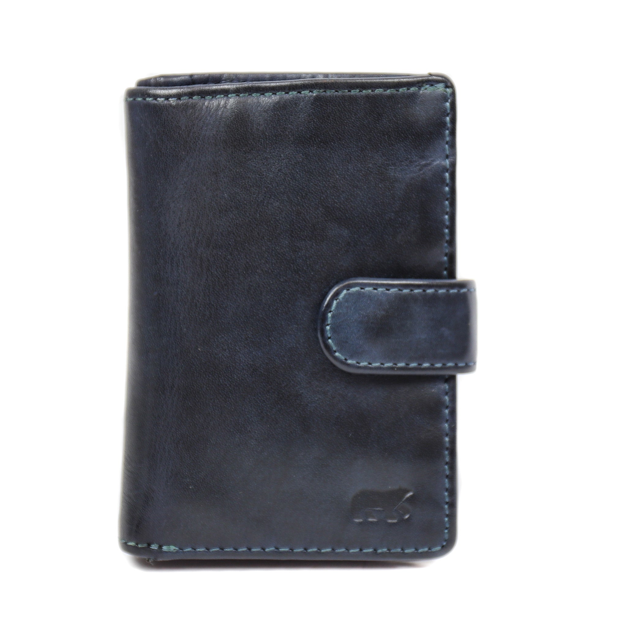 Pasjesmap 'Vic' donkerblauw Donkerblauw