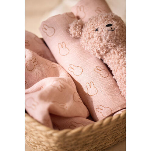 Hochet Teddy bear - Wild rose - JOLLEIN