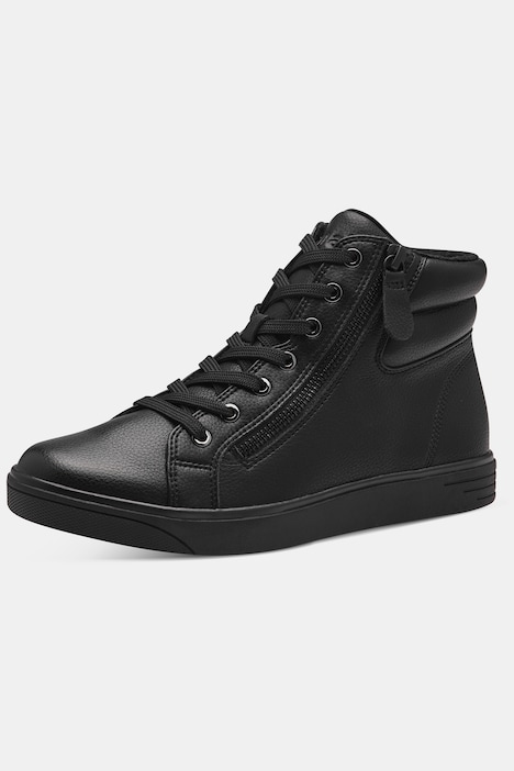 Leder-Sneaker, Jana Shoes, Wechselfußbett, Zipper