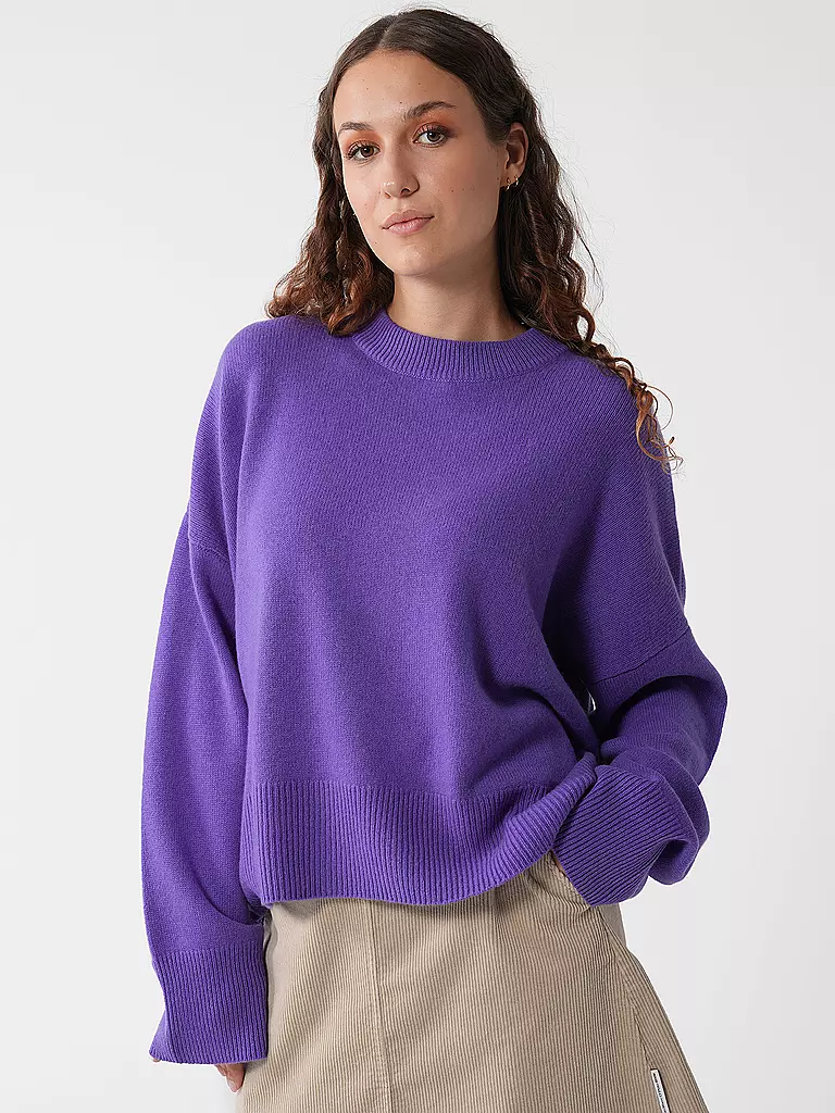 DAVIDA Kaschmirpullover lila