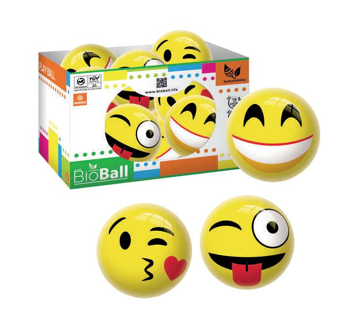 MINI BALLE EMOTICONE BIO D.14CM