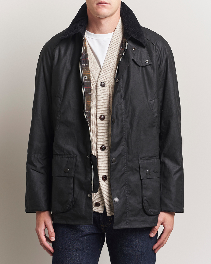 Barbour Lifestyle Ashby Wax Jacket Black