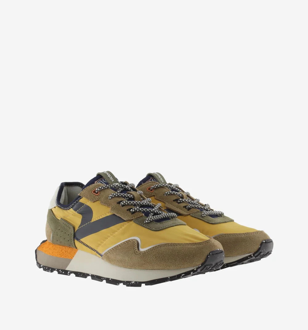 WING SPORT Chaussures de sport pour hommes à semelles recyclées MOSTAZA