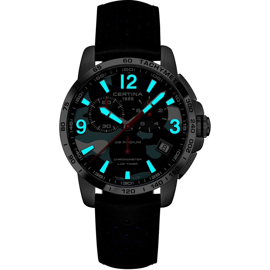 Certina DS Podium Chrono Lap Timer COSC