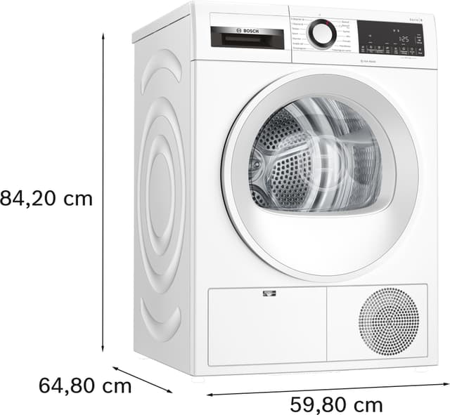 Bosch Serie 6 tørretumbler WQG232ALSN (8 kg)
