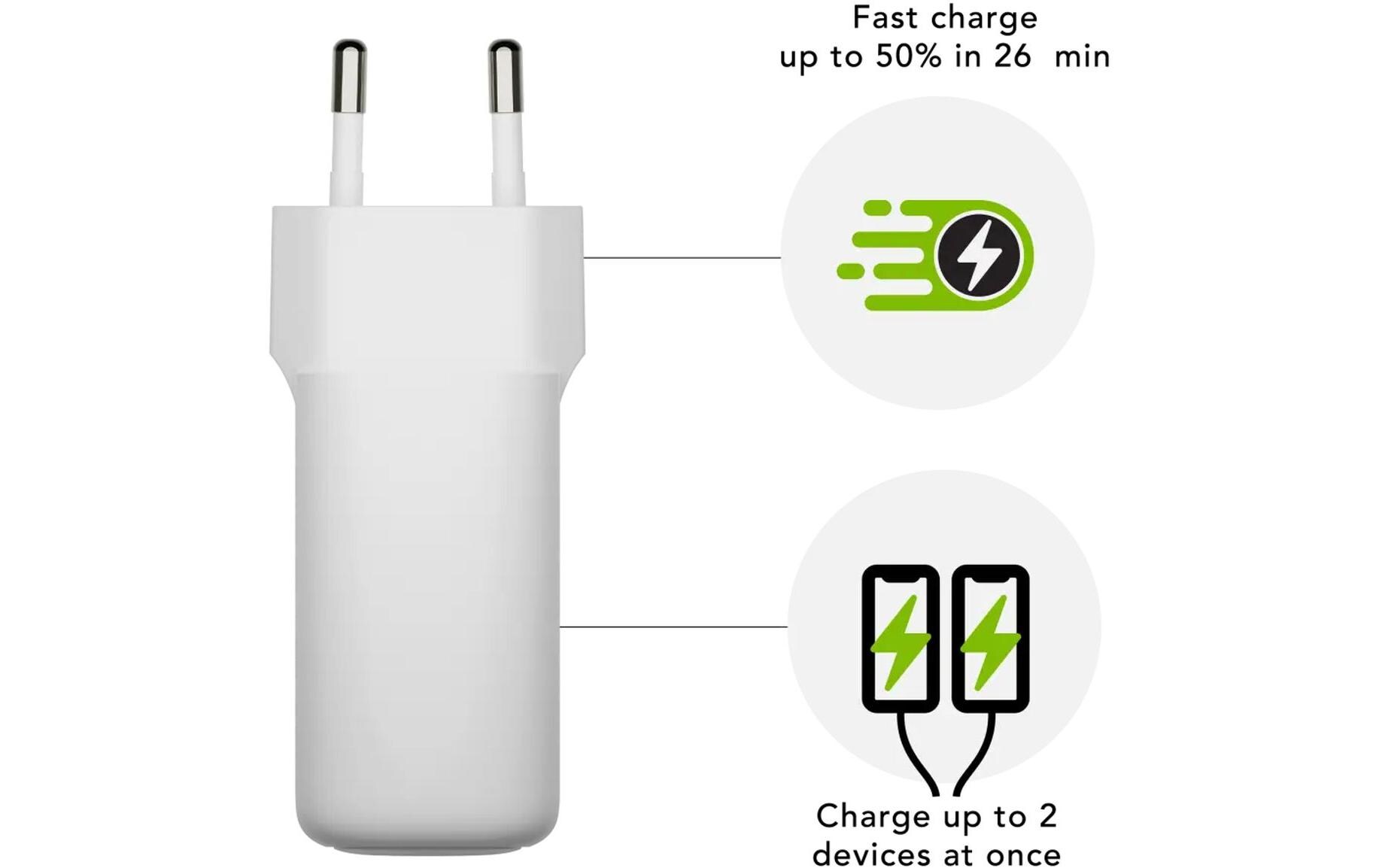 USB-Wandladegerät USB-C 30WEco-design Ladegerät mit Schnellladefunktion