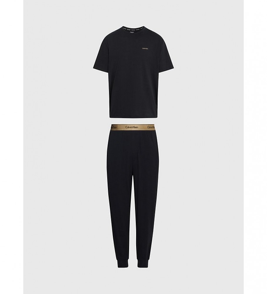 Conjunto de pijama Calvin Klein preto