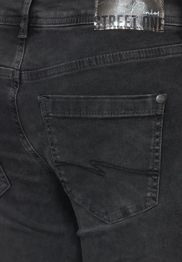 Casual Fit Destroyed Jeans - authentic black destroy