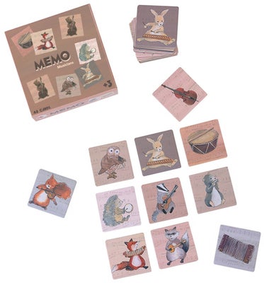 Egmont Toys Memospill Musikkdyr