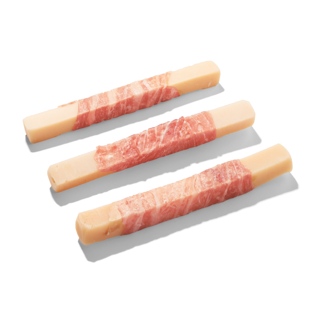 Kaukäse mit Bacon