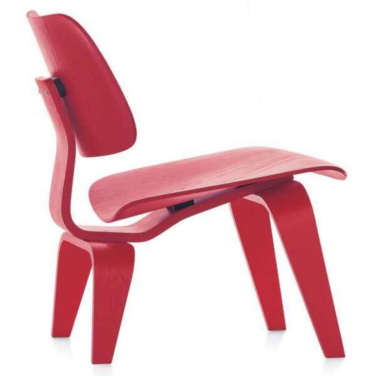 Vitra Eames LCW loungestoel zwart