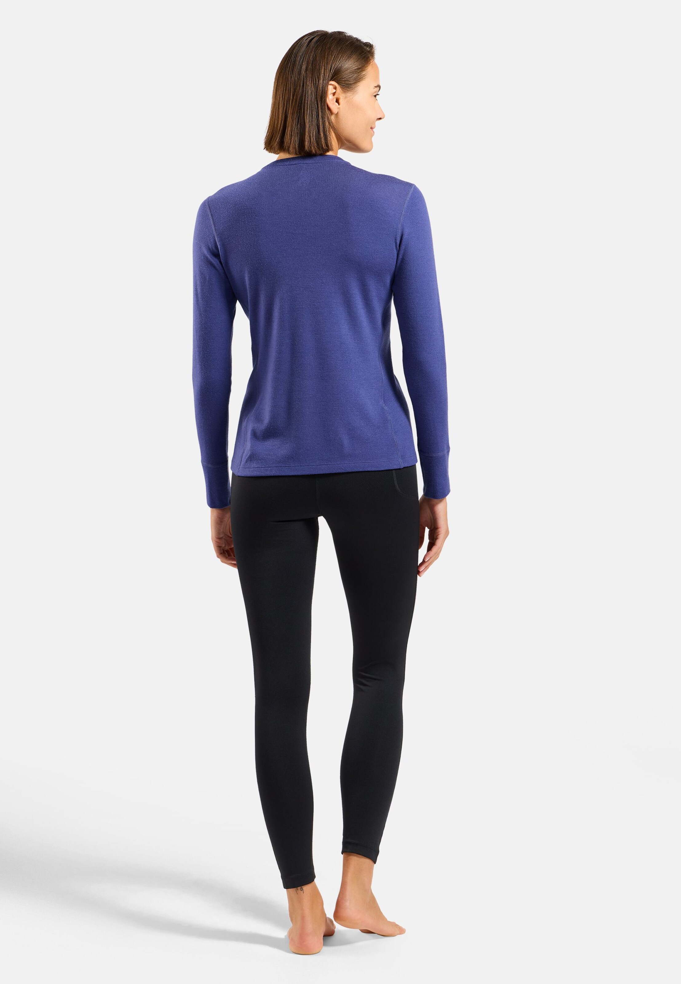 Natural Merino 260 Base Layer Langarmshirt in Skipper Blue