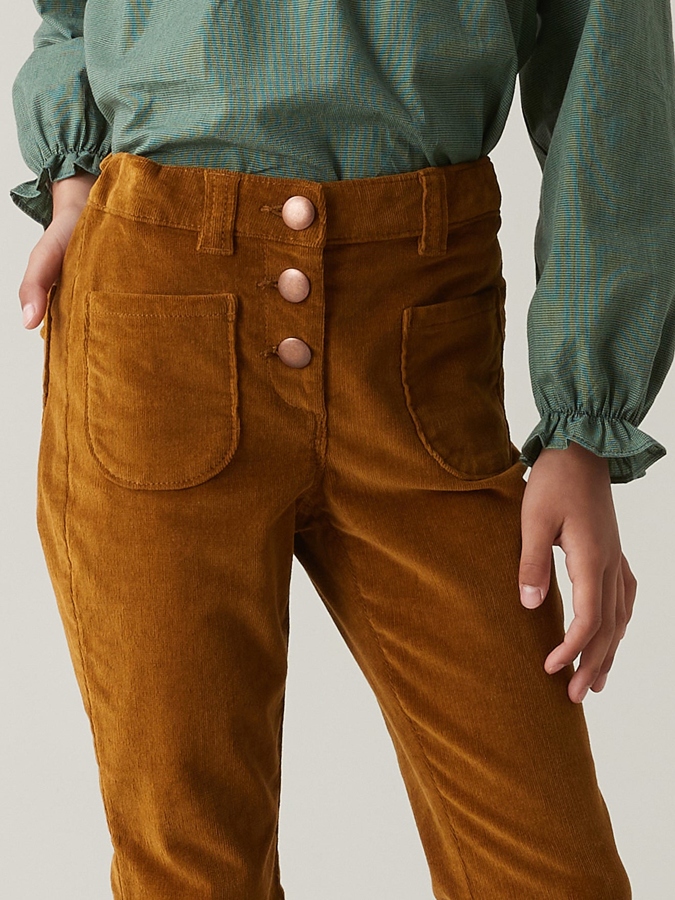 Pantalon en velours Fille