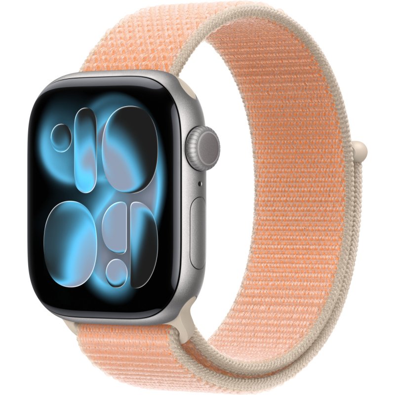 Apple MHYR4ZM/A accessoire intelligent à porter sur soi Bande Orange Polyester recyclé, Nylon recyclé, Recycled spandex