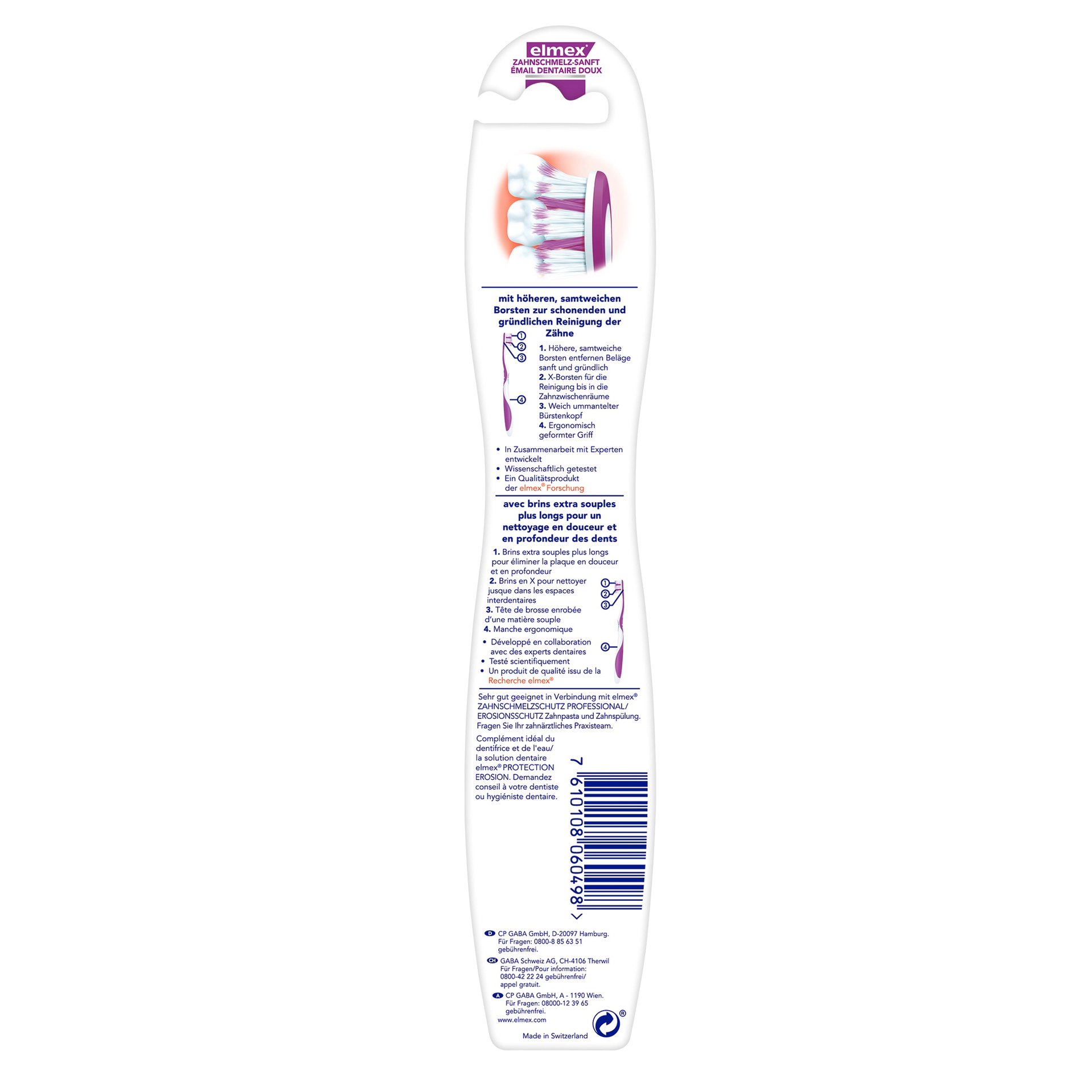 ELMEX PROFESSIONAL Opti-schmelz Zahnbürste Duo 2 Stk