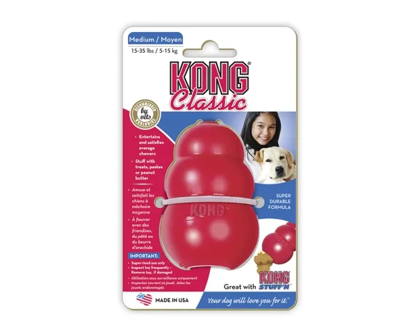 KONG Kong medium rød