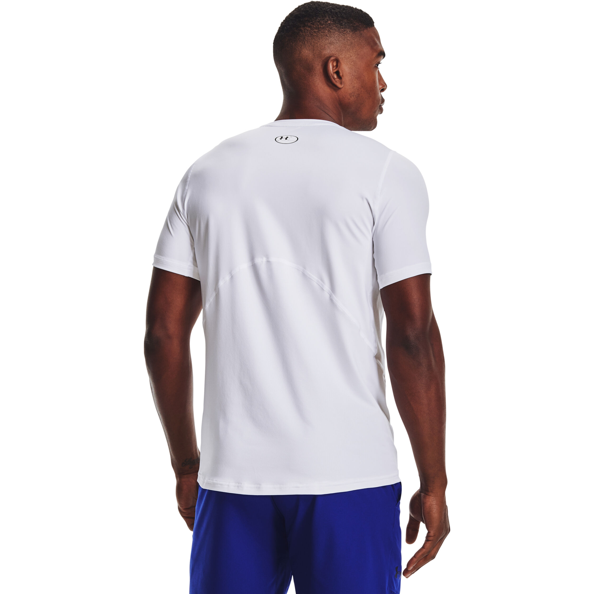 Under Armour Heatgear Fitted T-shirt Hommes - Blanc