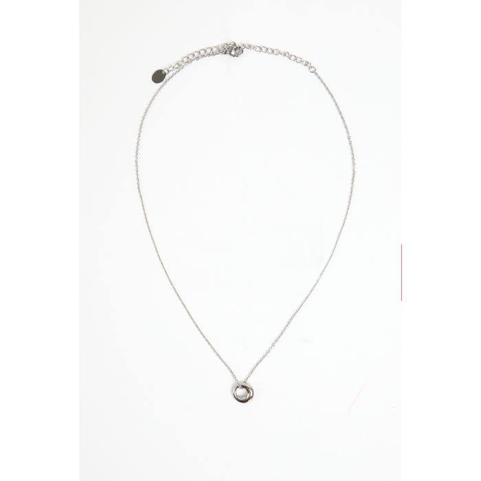 Veritas-Halsketting rond stainless steel