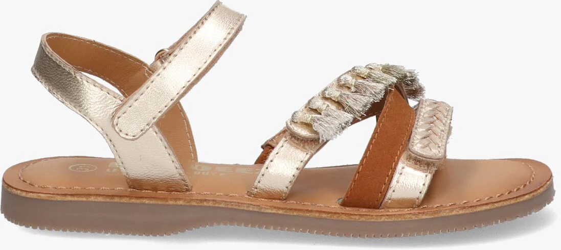 BRAQEEZ gouden braqeez sandalen sophie sun