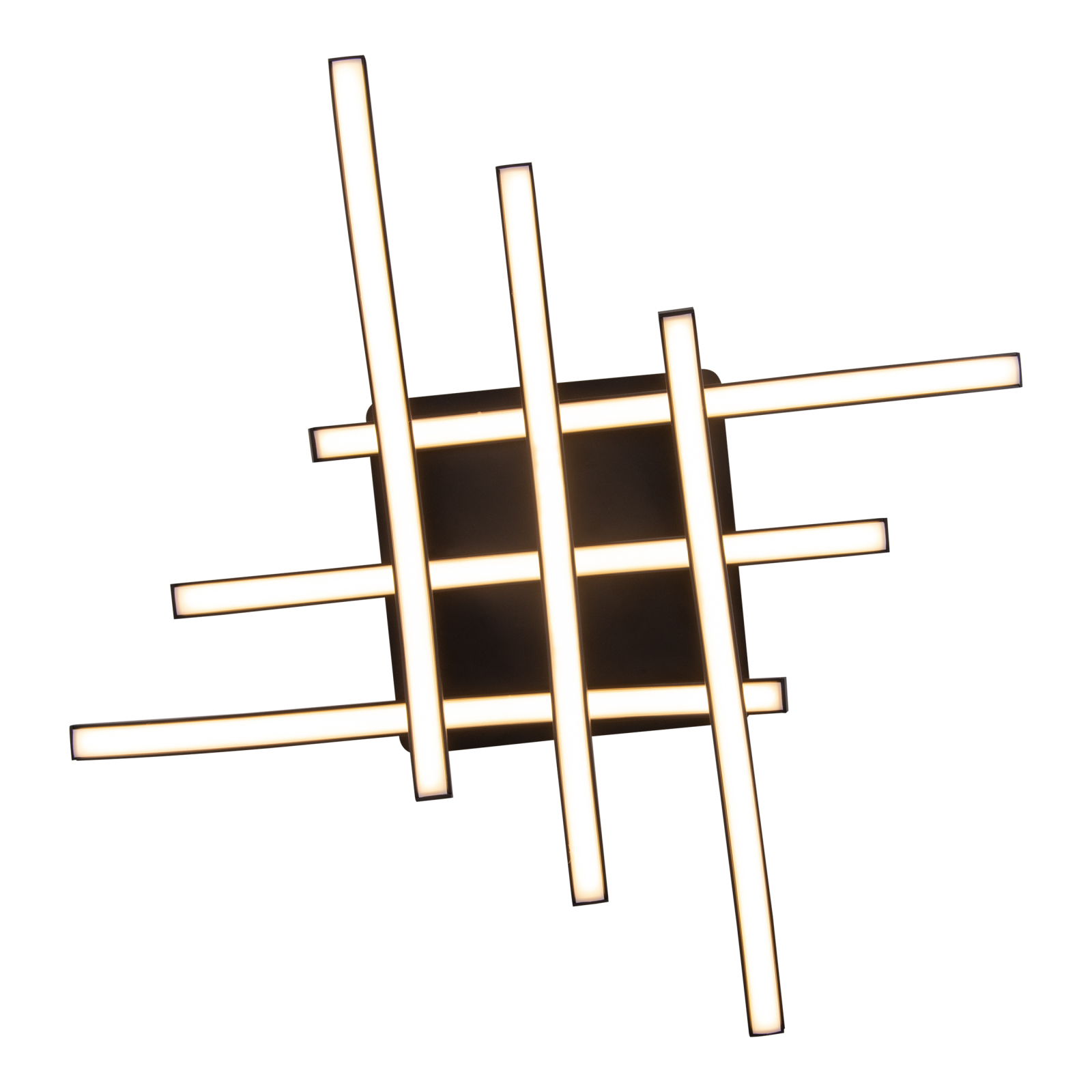 LED-Deckenleuchte - schwarz - 50 cm