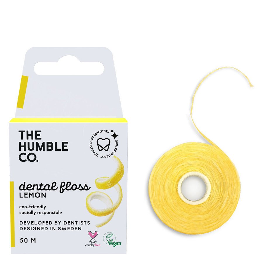 The Humble Co Dental Floss Lemon 50m