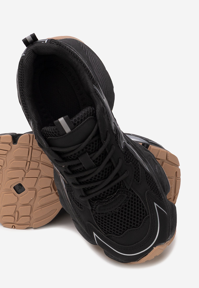 Baskets pour femme noirs Kaliora
