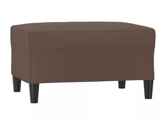 Repose-pied Marron 70x55x41 cm Similicuir