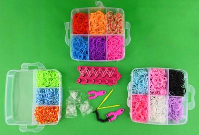 Robetoy Loom Bands DIY Armbåndsett 3000 Deler