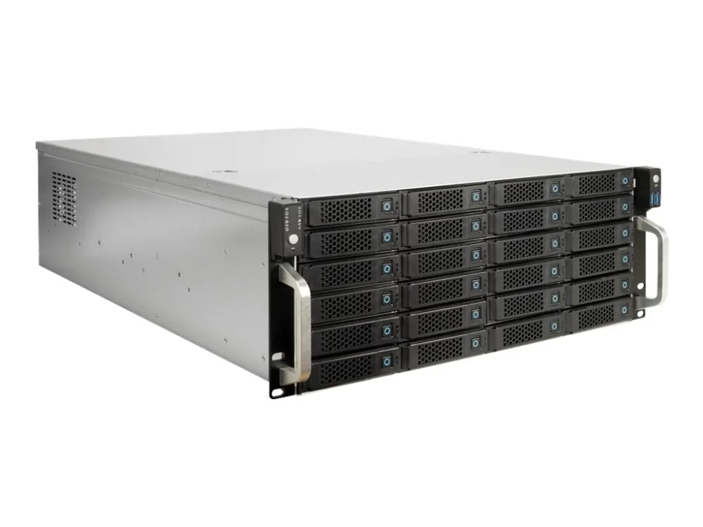 Inter-Tech IPC 4U-4724 - Rack-monterbar - 4U - SSI EEB - ingen strømforsyning (ATX) - USB