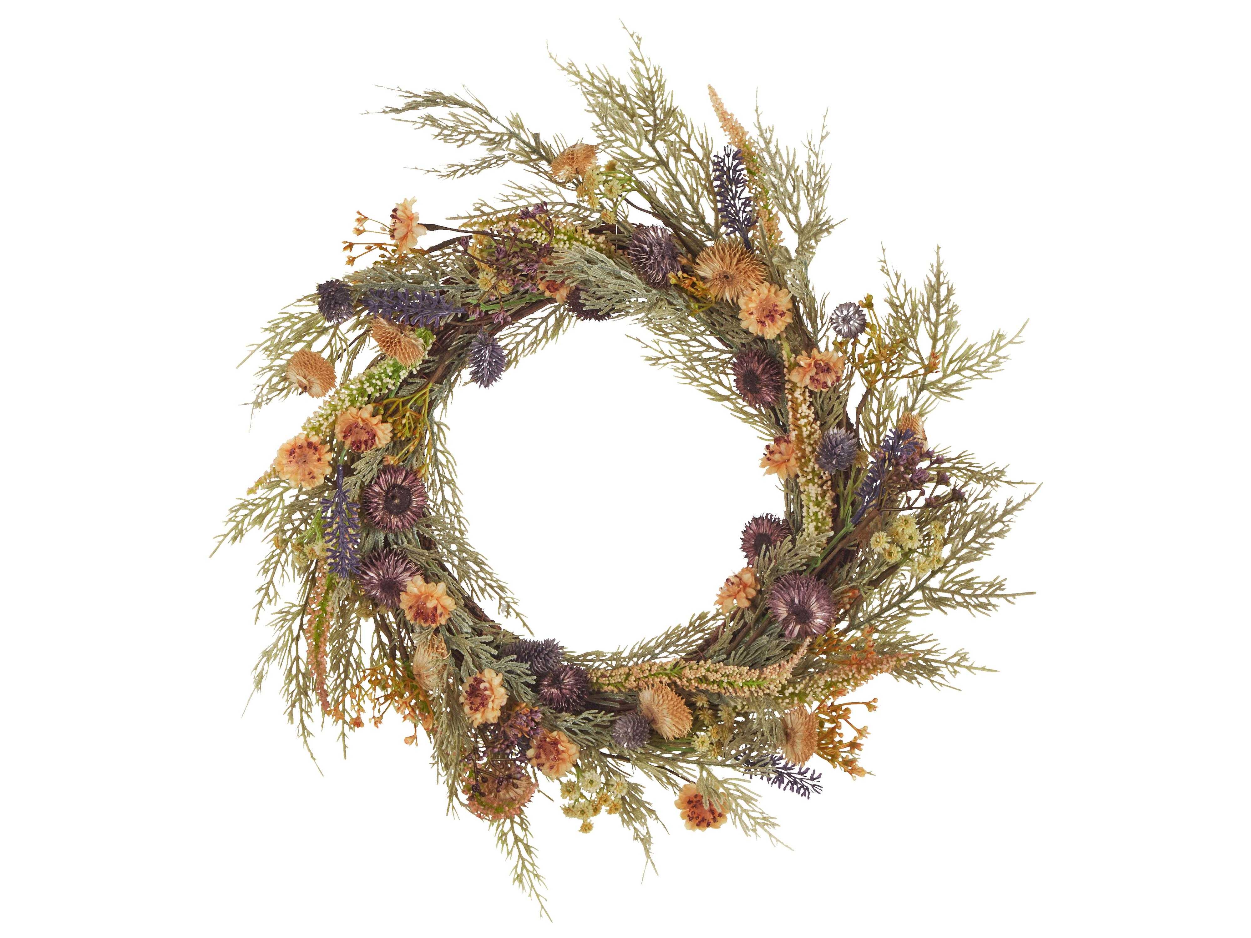 Decoratieve krans CAMRUN 45 cm Groen